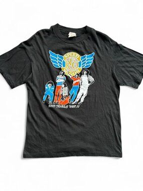REO Speedwagon 1982 Good Trouble Tour T Shirt Men's Large Original